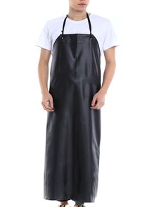 PRICES MAY VARY. Material :Black waterproof PVC Length : 120cm/47inch ; Width : 90cm/35.4inch Removable & adjustable neck strap and waist ties Waterproof,stain resistant,very easy to clean, prevents grime Extended coverage protects you from all dirty jobs, cooking, food prep, dish washer, fishing, garage work, butcher, pet grooming, cleaning. Fishing Garage, Latex Apron, Plastic Aprons, Branded Aprons, Pvc Apron, Dish Washer, Linen Apron, Pet Grooming, Extra Long