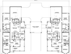 the floor plan for this house shows two levels, and three rooms with multiple living areas