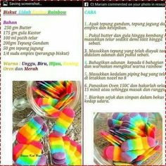 the instructions for making rainbow lollipops are shown