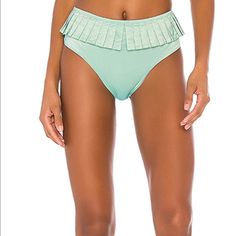 Nwt Normaillot Bikini Bottom Stars And Stripes Forever Bikini Bottom In Light Green Size Xs Self: 80% Polyamide, 13% Elastane 7% Polyamide Hand Wash Cold B-9 Fitted Tankini For Poolside, Fitted Tankini Brief For Pool, Fitted Brief Tankini For Pool, Fitted Tankini For Beach Party, Fitted Brief Bottoms For Beach Party, Fitted Swimwear Brief For Beach Party, Fitted Swimwear For Beach Party, Halter Top Tankini, Bathing Suit Top