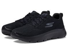 Shoes Skechers, Silver Sneakers, Casual Sneakers Women, Black Shoes Women, Don't Settle, Skechers Shoes, Sportswear Women, Toe Designs, High Level