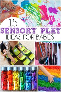 different activities and crafts for babies to play with