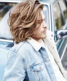 Blonde Man, Long Hair Beard, Mens Hairstyles Medium, Men's Long Hairstyles, Layered Cut, Boys Long Hairstyles, Hairstyles Long, Long Hairstyles