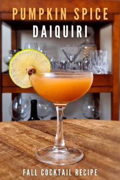 Indulge in the flavors of fall with our irresistible Pumpkin Spice Daiquiri recipe! 🎃🍹 Whip up this crisp, seasonal cocktail at home and savor the perfect blend of pumpkin, spice, and everything nice. Cheers to autumn! 🍂 #PumpkinSpiceDaiquiri #FallCocktails #PumpkinSeason #AutumnDrinks #CocktailRecipes Pumpkin Spice Simple Syrup, Cocktail Thanksgiving, Diy Cocktail Recipes, Daiquiri Recipe, Daiquiri Cocktail, Rum Cocktail Recipes, Cocktail Party Food, Fall Cocktails Recipes, Homemade Pumpkin Spice