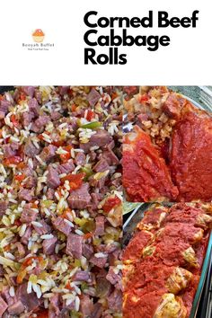 corned beef cabbage rolls Corned Beef Cabbage Rolls, Beef Cabbage Rolls, Beef Cabbage, Corned Beef And Cabbage, Beef Rice, Cabbage Rolls Recipe, Beef And Cabbage, Corn Beef And Cabbage, Cabbage Leaves