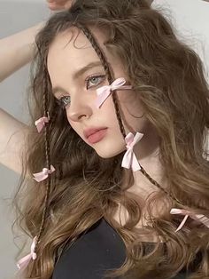 Pink Casual Collar  Polyester Animal  Embellished   Women Accessories Cute Bangs, Decorative Hair Clips, Y2k Hairstyles, Ballet Style, Heart Butterfly, Rose Bonbon, Butterfly Hair Clip, Hair Accessories Clips, Ballet Fashion