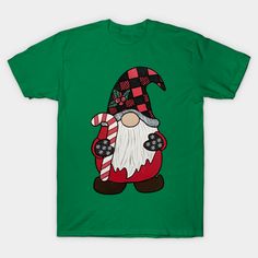 Gnome holding a candy cane. -- Choose from our vast selection of Crewneck and V-Neck T-Shirts to match with your favorite design to make the perfect custom graphic T-Shirt. Pick your favorite: Classic, Relaxed Fit, V-Neck, Tri-Blend, Dolman Extra Soft Tri-Blend, Slouchy V-Neck, Slouchy, Premium, Heavyweight, Curvy, Ringer, and Curvy V-Neck. Customize your color! For men and women. Candy Cane, V Neck T Shirt, Graphic T Shirt, Graphic Tshirt, Tshirt Designs, Relaxed Fit, Candy, Men And Women, For Men