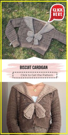 Moth Cardigan Crochet, Amigurumi Shirt Pattern, Cute Knit Patterns, Crochet Patchwork Hoodie, Crochet Cardigan Cute, Asian Crochet Patterns, Crochet Blazer Pattern Free, Old Crochet Patterns, 3 Ply Yarn Crochet Patterns