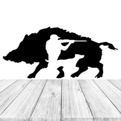 Wild Boar Hunter Wildlife Hunting Fishing Car Stickers Wall Sticker Vinyl Decal Mural Art Decor Wild Boar Art, Wild Boar Tattoo, Hunting Drawings, Hunter Decor, Tractor Drawing, Wild Boar Hunting, Auto Sticker, Hunting Decal, Hunting Tattoos