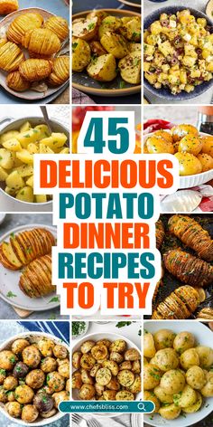 the top 25 delicious potato dinner recipes to try