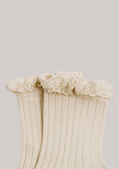 Lili - Short ribbed socks with lace A sock of incomparable softness whose perfect fit will appeal to the most demanding consumers, thanks to its soft ribbing. The heel is reinforced, and the seam is on the top of the foot for maximum comfort. These socks have tone-on-tone Calais® lace, which highlights the chic style of this unrivaled soft sock! Composition: Cotton 84% - Polyamide 14% - Elastane Lycra® 2%. Our socks can be machine-washed, but we suggest you wash them inside out, at 30°C, with similar colours, to maximise wear and durability. And no tumble drying, dry cleaning, ironing or bleaching, please. Made In France Socks With Lace Trim, Lace Ruffle Socks, Socks Ruffle, Socks With Lace, Socks Lace, Ruffle Socks, Ribbed Socks, Musical Box, Soft Sock