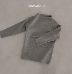 Kids Toddlers Girl Boy Cotton Solid Basic Color Long Sleeves - Etsy Indonesia Winter High Neck Cotton Top, High Neck Cotton Top For Winter, Gray Cotton Turtleneck Top, Unisex Long Sleeve Winter Tops, Business Portfolio, Portfolio Ideas, Teddy Bear Picnic, Sleeves Top, Top Gifts