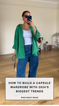 How to Build a Capsule Wardrobe With 2024's Biggest Trends Gen Z Capsule Wardrobe, Summer Fashion 2024 Trends Casual, 2024 Capsule Wardrobe, Capsule Wardrobe 2024, Plus Size Cruise Outfits, 2024 Ootd, Summer Day Outfits, Easy Summer Outfit, Build A Capsule Wardrobe