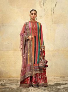 Printed Anarkali, Nikkah Dress, Manish Arora, Anita Dongre, Indian Wedding Outfits