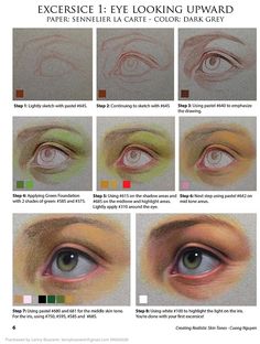 how to draw an eye with colored pencils for beginners step by step instructions