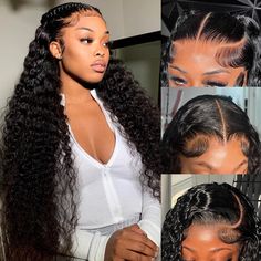 PRICES MAY VARY. ❤ Hair Material: Deep Wave Lace Front Wigs Human Hair,100% Unprocessed 10A Brazilian Virgin Human Hair Deep Wave Lace Front Wigs. No Shedding,No Tangling. The Hair is Soft, Natural Look,Full and Thick,Health and Comfort,Smooth and Bouncy, with Natural Luster and Color. ❤ Hair Texture: Deep wave lace front wigs human hair 200% density, curly wigs for black women wet and wavy wig, true to Length & Weight, no shedding, tangle free, can be side part, middle part, high ponytail& bun, Lace Wig With Locs, Island Curly Wig, 20 Inch Deep Curly Wig, Cheap Glues Wigs, Middle Part Lace Front Wigs Deep Wave, Closure Deepwave Wig, Lace Front Vs Full Lace Wig, 14inch Deep Curly Wig, Deep Wavy Lace Front Wigs