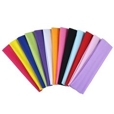 Product Description 10 Pieces Sports Headband for Women Fitness Elastic Yoga Cotton Headbands Let Fitness Full of Charm Cotton Headband Sports headband is made of high quality cotton material, strong sweat absorption and breathable, keeps you dry during sports activities. Mixed Colors Hairband 10 Bright colors are fantastic to show your charming, get more charmed when you exercise with these stylish headbands. PRODUCT DESCRIPTION Quantity: 10 Pieces cotton headbands Perfect Size and Unisex: Cott Headwear Accessories, Yoga Hair, Summer Headbands, Running Headbands, Sport Hair, Stylish Headbands, Cotton Headband, Stretch Headband, Yoga Headband