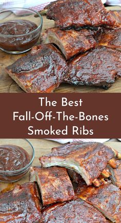 the best fall off the bone smoked ribs