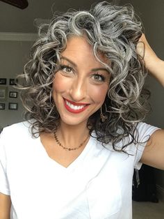 Curly Hair Men Haircut, Gray Hair Growing Out, Natural Gray Hair, Transition To Gray Hair