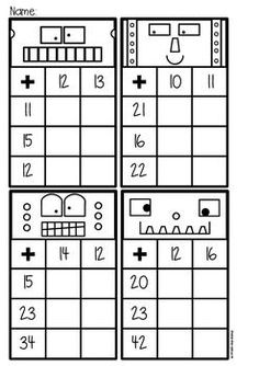 the printable worksheet for addition and subtraction