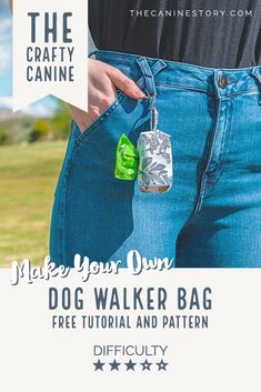 the crafty canine make your own dog walker bag with free sewing pattern and instructions