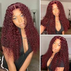 ※Notice: It's The Lowest Price! Can't Use Any Code! T Part Wigs, Jerry Curl, 13x4 Lace Front Wig, U Part Wig, Curly Human Hair Wig, Red Wigs, Wig Lace, Colored Wigs, Human Virgin Hair