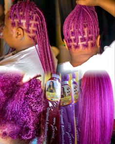 Purple Natural Hair, Purple Box Braids, Braiding Hair Colors, Box Braids Hairstyles For Black Women, Cute Braided Hairstyles, Cute Box Braids Hairstyles, Quick Braided Hairstyles