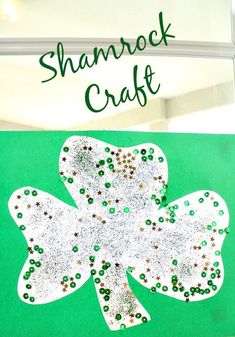 this shamrock craft is perfect for st patrick's day