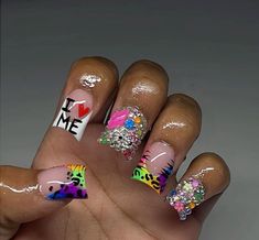 Fye Nails, Nail Picking, Junk Nails, School Nails, Nail Art Designs Diy