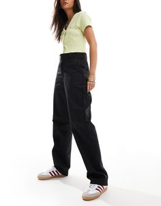 Pants & Leggings by Dickies For days when denim won't do High rise Belt loops Functional pockets Straight fit Dickies Black Pants, Dickies 874 Pants, 874 Pants, Rodeo Chic, Dickies 874, Winter Party Dress, Long Sleeve Floral Dress, Sweaters And Leggings, Satin Slip Dress