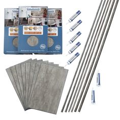 the package includes six stainless steel rods and four different sizes of tools to use in this project