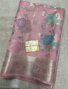 1.this is a beautiful pure banarasi chiniya silk sari with all iver meenakari work with running blouse piece 2.this sari is 5.5 mt length  3.this is a very elegant looking sari for all occasions like weddings and other formal events  4.fall n pico is complimentary  5.blouse can be made as per the requirements of the clients with proper measurements.stiching charges will be extra  6.plz check the availability of the sari before placing the order Pure Chiniya Silk Sarees, Unstitched Meenakari Tissue Silk Traditional Wear, Meenakari Tissue Silk Dupatta, Meenakari Tissue Silk Saree, Unstitched Meenakari Tussar Silk Blouse Piece, Pink Meenakari Chanderi Blouse Piece, Pink Chanderi Blouse Piece With Meenakari, Festival Meenakari Tissue Silk Saree, Pink Meenakari Tussar Silk Saree