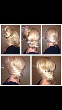 Easy up do Holiday Hair Tutorial, Sanggul Modern, Lilla Rose, Holiday Hair, Holiday Hairstyles, Hair Tutorials, Vintage Hairstyles, Great Hair, Hair Dos