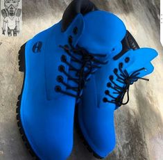 Timbaland Boots, Nike Shoes Blue