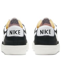 Leather upper Exposed foam tongue Vulcanized midsole Rubber outsole Color: Black/White/Sail/Black Style: DA6364-001 Nike Blazer Low 77, Cazal Sunglasses, Nike Blazer Low, Blazer Low, Jordan 12 Retro, Jersey Pants, Latest Sneakers, Newest Jordans, Nike Blazer