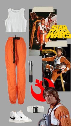 Disney Bounding Luke Skywalker Outfit Idea #disney #disneybound #starwars #lukeskywalker #outfitinspo Luke Skywalker Outfit, Disfraz Star Wars, Disney Bound Outfits Casual, Disney Trip Outfits, Disney Outfits Women, Spirit Week Outfits, Disney Dress Up