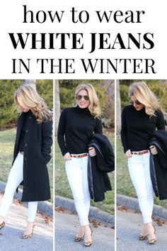 White Jeans Fall, Mode Over 50, How To Wear White Jeans, White Jeans Winter, White Pants Outfit, Jeans Outfit Winter, Mode Tips, White Jeans Outfit, Over 60 Fashion