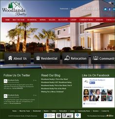 the homepage for woodhauss real estate