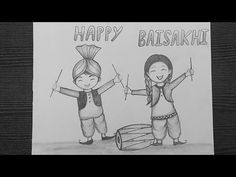 a drawing of two people holding hands with the words happy balskhi on it