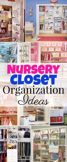 the nursery closet organization ideas book