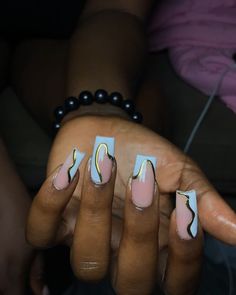 #nails2inspire #lagosnails #lagosnailtech #ikorodunails #ikorodunailstech #ikorodunailtechnician #nailsnailsnails #nailpolish #nailporn #nailart #chromenails #acrylicnails #shortnails #nails_splash #malenailtech Braiding Nails, Short Chic Nails, Uni Style, Multicolored Nails, Fancy Nail Art, Medium Nails, French Manicure Nails, Fancy Nails Designs