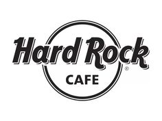 the logo for hard rock cafe