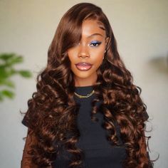 Product Name Chestnut Dark Brown Color Wig Glueless Body Wave Human Hair Wigs Material 100% Human Hair Density 180% Lace Type HD Lace Parting Free Part Cap Size Small (Circumference 21.5") Regular (Circumference 22.5") Large (Circumference 23.5") Please leave a note in the cart page or send us a message if the small or large cap is needed Straps Adjustable Last For More than one year Can Be Dyed Yes Can be straightened and curled Yes Wear occasions Everyday Wear,Special Events, Cosplay and Costume Parties,Hair Loss Solutions, Theme Parties and Festivals, Performances and Stage Shows Ash Blonde Highlights, Chestnut Hair Color, Pixie Cut Wig, Costume Parties, Colored Wigs, Body Wave Wig, Body Wave Hair, Lace Closure Wig, Theme Parties