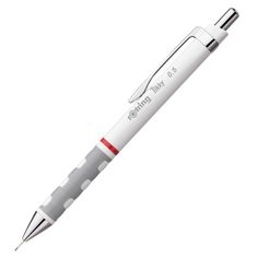 Rotring Tikky Mechanical Pencil in White - 0.5mm Mechanical Pencil Crayon, Things To Buy, Color Coding, Product Design