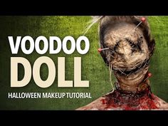 Voodoo Doll SFX Makeup Tutorial Voodoo Doll Makeup Tutorial, Voodoo Doll Makeup Easy, Voodoo Doll Halloween Costume Diy, Gory Halloween Costumes, Creepy Voodoo Doll Costume, Voodoo Doll, Voo Doo Doll Make Up, Shades Of Brown Paint