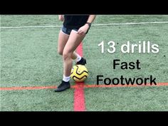 Soccer Footwork, Soccer Footwork Drills, Tv Show Workouts, Footwork Drills, Soccer Skills Training, Football Training Drills, How To Get Faster