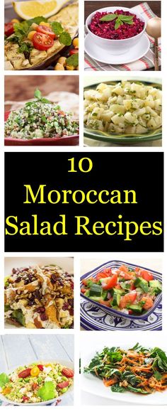 10 moroccan salad recipes that are delicious and easy to make with the help of fresh ingredients