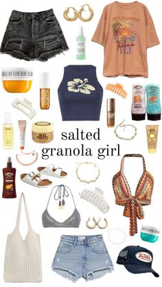 Salted granola girl Salted Granola Girl, Surfergirl Style, Outer Banks Outfits, Salted Granola, Beachy Outfits, Beachy Summer, Aesthetic Preppy, Preppy Summer Outfits, Outfit Inspo Summer