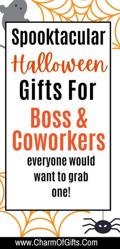 the words spooktacular halloween gifts for boss and coworkers want to grab one