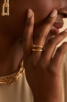 Winter Shoot, Gold Rings Simple, Jewelry Photoshoot, Grooming Tips, Jewelry Post, Hot Jewelry, Cylinder Shape, Jewelry Photography, Layered Jewelry